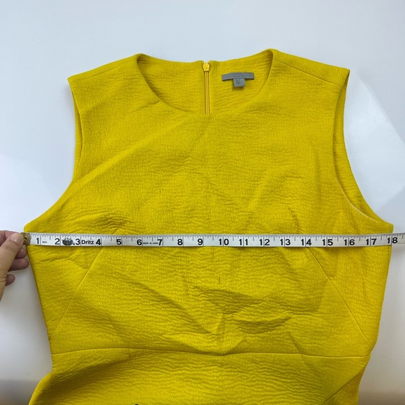 COS Yellow Flared Dress N245-2 - Picture 8 of 9